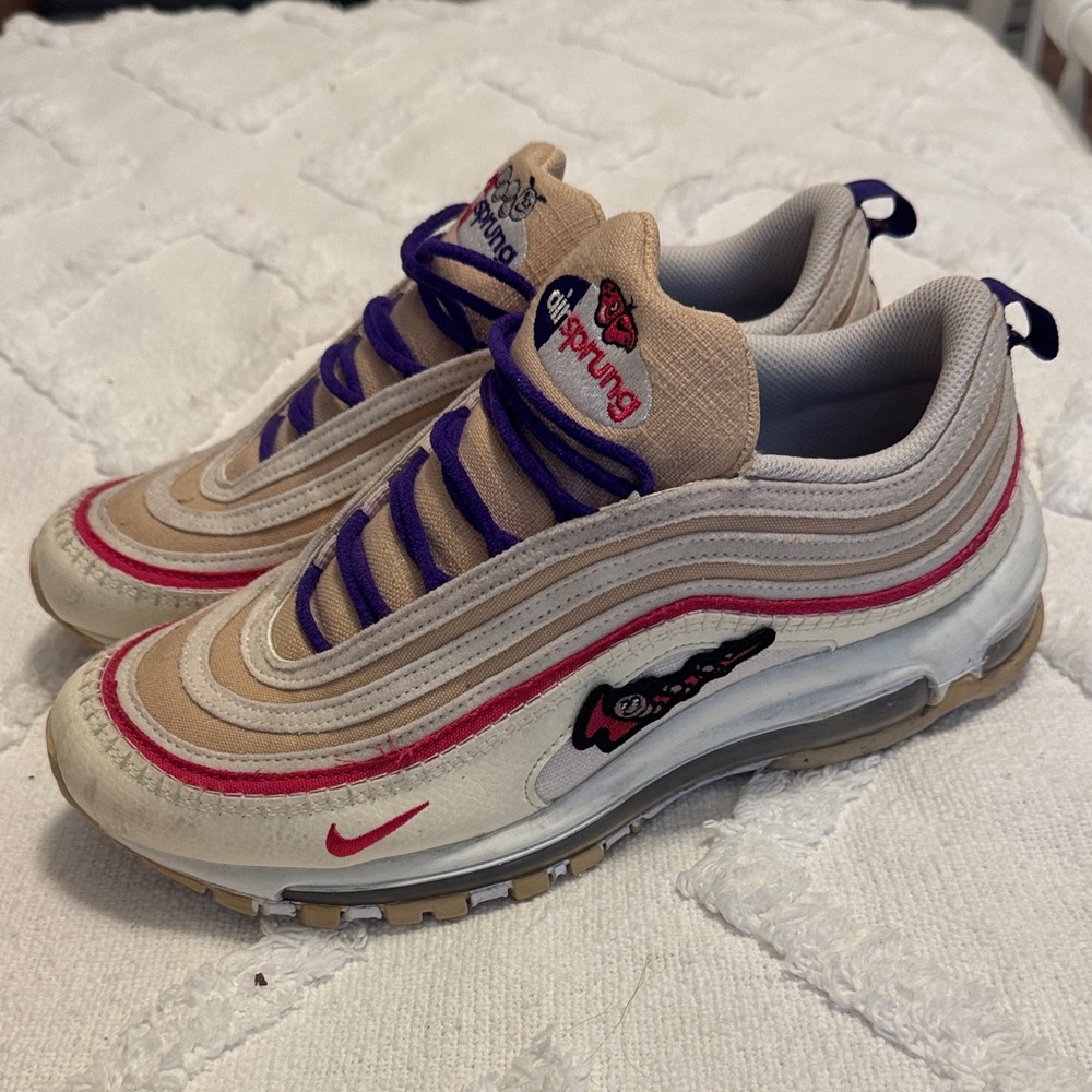 Nike Air Max Air Sprung 97 Beige, Pink, Purple Sneakers